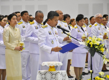 พิธีถวายเครื่องราชสักการะและวางพานพุ่ม ... พารามิเตอร์รูปภาพ 5