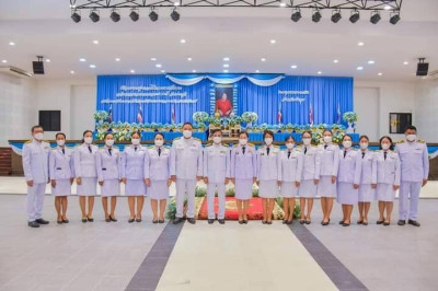 พิธีวางพานพุ่มดอกไม้ถวายสักการะเฉลิมฉลองวาระครบรอบ 100 ปี ... พารามิเตอร์รูปภาพ 1